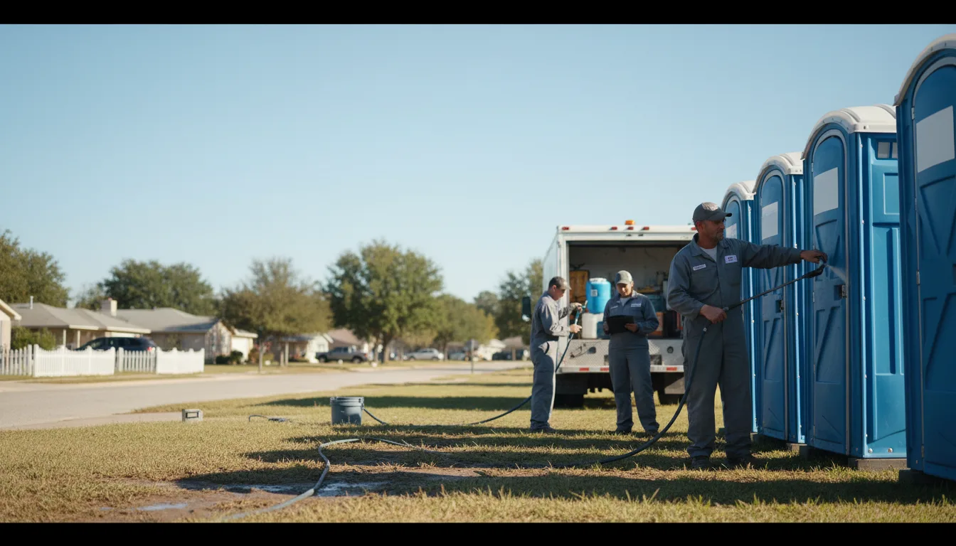 Long-Term Portable Toilet Rental in Seguin, TX near me